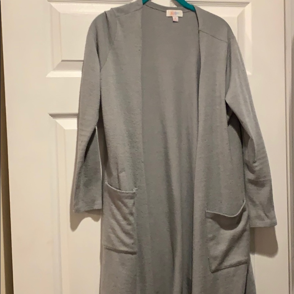 Used Grey Lularoe Sarah Cardigan